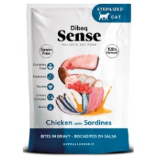 DIBAQ SENSE GATO BITES FRANGO COM SARDINHA 